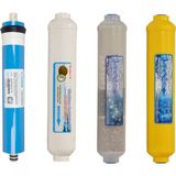 Su Arıtma 75Gpd Membran, Tatlandırıcı, Mineral Ve Alkalin Filtre