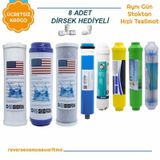Su Arıtma 8'Li Filtre Seti Vontron Membran+Mineral+Alkalin+Detox