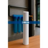 Su Arıtma Cihazı 1 Micron Sediment Tortu Filtre Kartuşu 20" WG20INCSDMNTFLTRKRTS1MK-KD