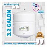 Su Arıtma Cihazı 12 Lt 3.2 Galon Çelik Su Arıtma Deposu Tankı (Beyaz)