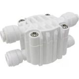 Su Arıtma Cihazı 6 Mm Şatof Shut-Off Valf 4 Yollu Vana Quick