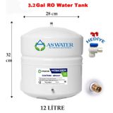 Su Arıtma Cihazı Çelik Su Tankı 3.2 Galon 12lt Tank 12 Litre Çelik Tank