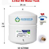 Su Arıtma Cihazı Çelik Su Tankı 3.2 Galon 12LT Tank