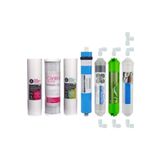 Su Arıtma Cihazı Filtresi 7'li Filtre Seti Paket Açık Kasa Quick Bağlantılı Inline