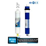 Su Arıtma Cihazı Filtresi 80 GPD Süper Membranlı Yeni Seri Post Carbon Tatlandırıcı