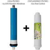 Su Arıtma Cihazı Filtresi Membran Filtre + Tatlandırıcı Karbon - 0,05 gr