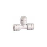 Su Arıtma Cihazı Için Üç Tarafı Quick Geçmeli T Dirsek Fitting (Beyaz)