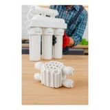 Su Arıtma Cihazı Shut-Off Valf 4 (Dört) Yollu Vana Quick (Siyah - Beyaz)