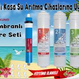 Su Arıtma Filtre Seti Inline Set Lg Kuno Membran (en İyi Fiyatlı Set)*
