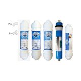 Su Arıtma Kapalı Kasa Cihaz 5li Inline Quick Filtre Seti Ve Bağlantıları