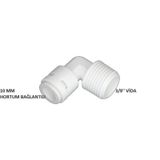 Su Arıtma Pompa Bağlantı Dirseği, 3/8'' Vida ,6 Mm Quick 10 Adet