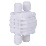 Su Arıtma Shut Off Valf 4 Dört Yollu Şatof Vana Quick 1/4 inç