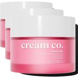 Su Bazlı Moisturizer Nemlendirici Aydınlatıcı Yüz Kremi, Hyaluronik Asit, 50 Ml, Tüm Cilt Tipleri (3 Paketi)