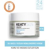 Su Bazlı Yoğun Nemlendirici Krem | 24 Saat Derin Nem | Kuru & Hassas Ciltler Için | Hyaluronik Asit + Shea Butter + E Vitamini