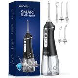 Su Diş Flosser, 10oz Su Tankı ile Taşınabilir Oral Irrigator, 7X Derin Temizleme, 5 Nozul Seçenekleri, IPX7 Su Geçirmez, Seyahat Dostu