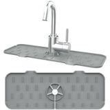Su Engelleyici Mutfak Banyo Lavabo Musluk Kenarı Silikon Mat Sıçrama Engelleme Matı