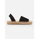 Su Espadril Milena Siyah Kadın Espadril Sandalet