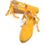 Su Espadril Molly Sarı Kadın Dolgu Topuklu Espadril