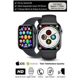 Su Geçirmez 45mm T700s Simli Watch 7 Ios Android Sağlık Sensörlü Bluetooth Aramalı Alarm Akıllı Saat