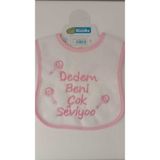Su Geçirmez Dedem Beni Çok Seviyor Baskılı Bebek Mama Önlüğü SLCKJHH