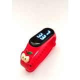 Su Geçirmez Dijital Çocuk Kol Saati, Renkli LED Ekran, Eğlenceli Tasarım - Altın - Kırmızı - 35 - 48 mm - Seçenek 1