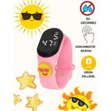 Su Geçirmez Dijital LED Çocuk Kol Saati, Şık ve Kullanışlı Tasarım - 01P-Pembe - Seçenek 1