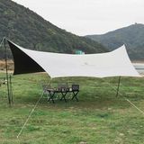 Su Geçirmez Direkli Tente 440X440x220cm Oxford Kumaş Tarp Kamp Gölgeliği