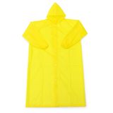 Su Geçirmez Kapüşonlu Unisex Yağmurluk Hafif ve Dayanıklı Yağmur Montu (Sarı)