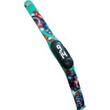 Su Geçirmez LED Dijital Çocuk Saat, Eğlenceli Kaptan Amerika Temalı - Ahşap - 35 - 48 mm - Seçenek 1