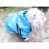 Su Geçirmez Mavi Köpek Yağmurluğu