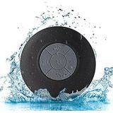 Su Geçirmez Mini Bluetooth Duş Hoparlörü Ses Bombası Duş Tipi Suya Dayanıklı Siyah