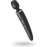Su Geçirmez Satisfyer Büyük Boy Siyah 50 Modlu Titreşimli Güçlü Masaj Aleti Vibratör