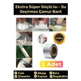 Su Geçirmez Sızdırmaz Alev Geciktirici Dayanıklı Alüminyum Tamir Bandı Sakız Çamur Bant 48mmx2mt