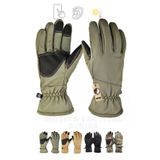 Su Gecirmez Softshell Haki Yesil Motosiklet Taktik Askeri Spor Kislik Kar Balikci Eldiveni