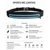 Su Geçirmez Sporcu Bel Çantası, Telefon Taşıma Kemeri, Koşu, Fitness ve Günlük Kullanım İçin