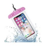 Su Geçirmez Telefon Kılıfı - Ipx8 Deniz Havuz Altı Için Universal Waterproof Telefon Kılıfı | Askılı ve Dokunmatik Ekran Uyumlu (Pembe) - Çok Renkli - Standart