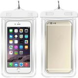 Su Geçirmez Telefon Kılıfı Koruyucu Telefon Kılıfı Waterproof Telefon Kılıfı Sualtı Telefon Kılıfı - Beyaz