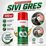 Su İtici Sıvı Gres Yağlama Spreyi 500 Ml Yağlayıcı Zincir Dişli Rulman Makine Bakım Yağı
