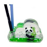 Su Küresi Bulut Panda Kalemlik - Su Yeşili - Beyaz