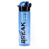 Su Matarası Tritan Geniş Ağız Su Şişesi Break Rules Spor Matarası Suluğu Bpasız 630 Ml Mavi 0102
