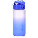 Su Matarası Tritan Geniş Ağız Su Şişesi Gradyan Spor Matarası Suluğu Bpasız 500 ml Mavi 0109 - 1 Adet