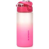 Su Matarası Tritan Geniş Ağız Su Şişesi Gradyan Spor Matarası Suluğu Bpasız 500 ml Pembe 0109 - 1 Adet