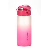 Su Matarası Tritan Geniş Ağız Su Şişesi Gradyan Spor Matarası Suluğu BPAsız 500 mL Pembe 0109