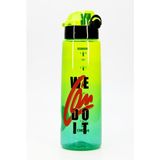 Su Matarası Tritan Geniş Ağız Su Şişesi Grafiti Spor Matarası Suluğu Bpasız 800 ml Yeşil 0104 - 1 Adet
