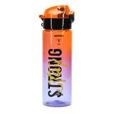 Su Matarası Tritan Geniş Ağız Su Şişesi Strong Spor Matarası Suluğu BPAsız 550 mL Turuncu 0100