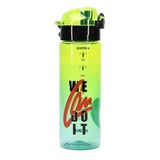Su Matarası Tritan Geniş Ağız Su Şişesi We Can Do İt Spor Matarası Suluğu BPAsız 550 mL Yeşil 0100
