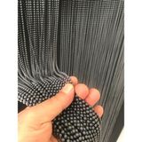 Su Perisi Perde 80x200 antrasit 5mm aralık Kapı Boncuk Perdesi zincir perde sineklik perde kapı süsü