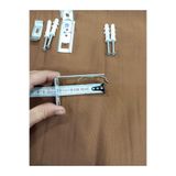 su perisi perde sistemleri 8cm 15 li paket Uzatma Le Ayak Stor Zebra çiftli sistem Duvara Montaj Aparatı perde tutucu