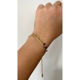 SU PERİSİ TAKI BİJUTERİ Çelik Gold Pullu Bileklik