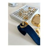SU PERİSİ TAKI BİJUTERİ Çelik Gold Yıldız Detaylı Halka Küpe